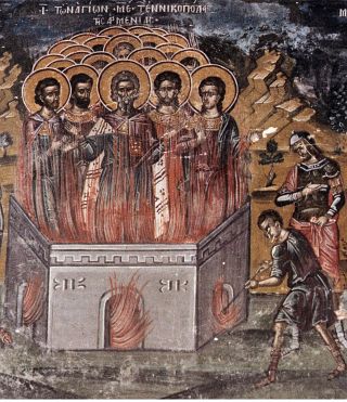 Sfintii patruzeci si cinci Mucenici, care au marturisit in Nicopolea-Armeniei