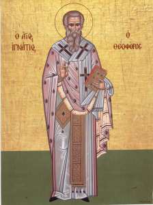 Sfantul Mucenic Ignatie, purtatorul de Dumnezeu