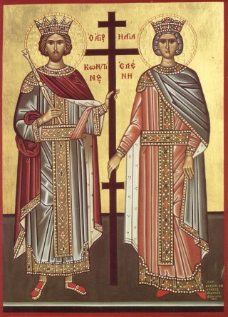 Sfintii Imparati Constantin si Elena - Icoana