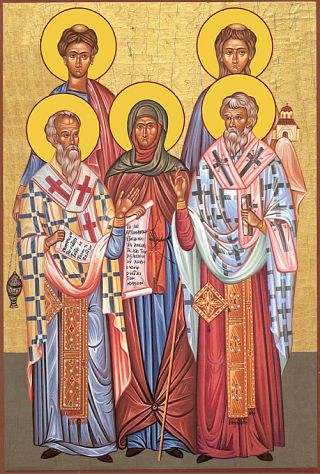 Sfintii Apostoli, din cei saptezeci - Prohor, Nicanor, Timon si Parmena, diaconii